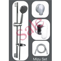 Shower Slide Combo Mains Pressure Mizu Set